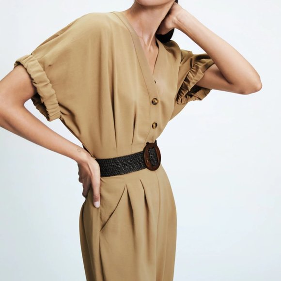 JUMPSUIT WITH BELT - Picture 2 of 3